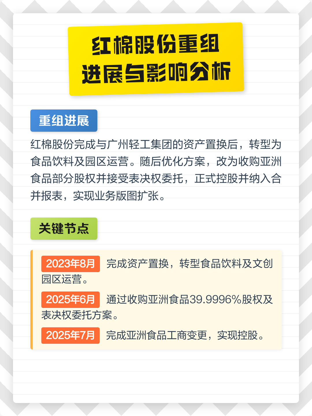 塔城市食品资产重组(食品资产重组案例)